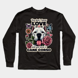 Cane Corso Valentine's day Long Sleeve T-Shirt